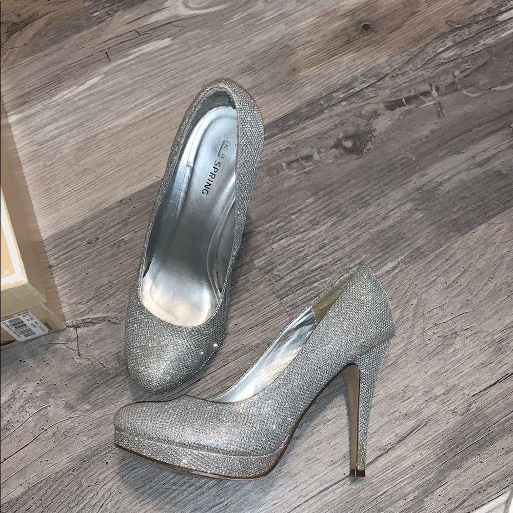 Sparkly high heels